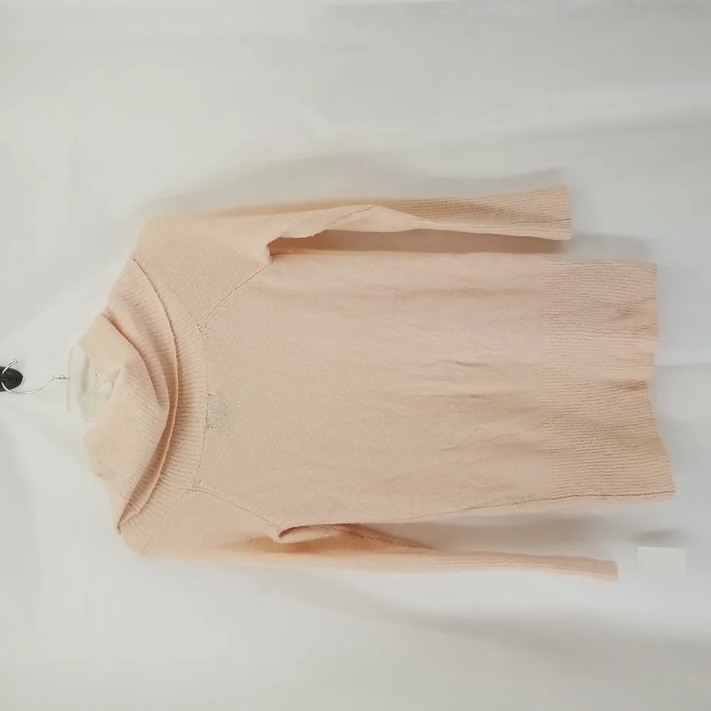 TROUVE Off the Shoulder Tunic Sweater in Pink Hero